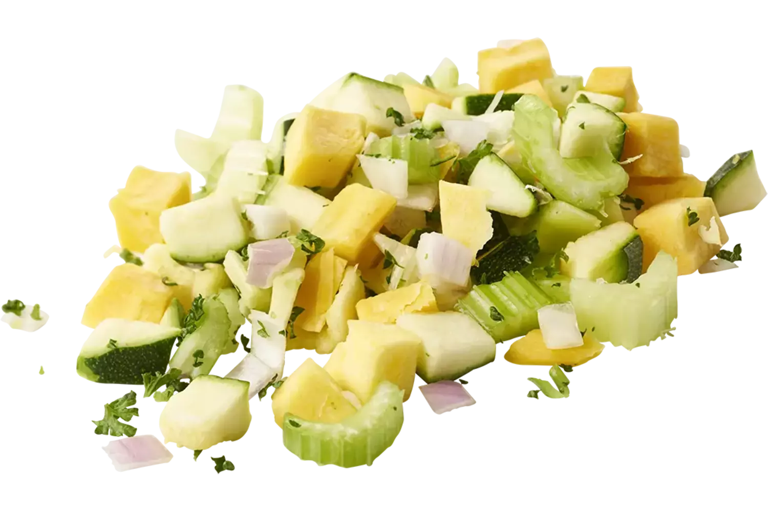 Groentemix herfst brunoise 20mm bak 1kg