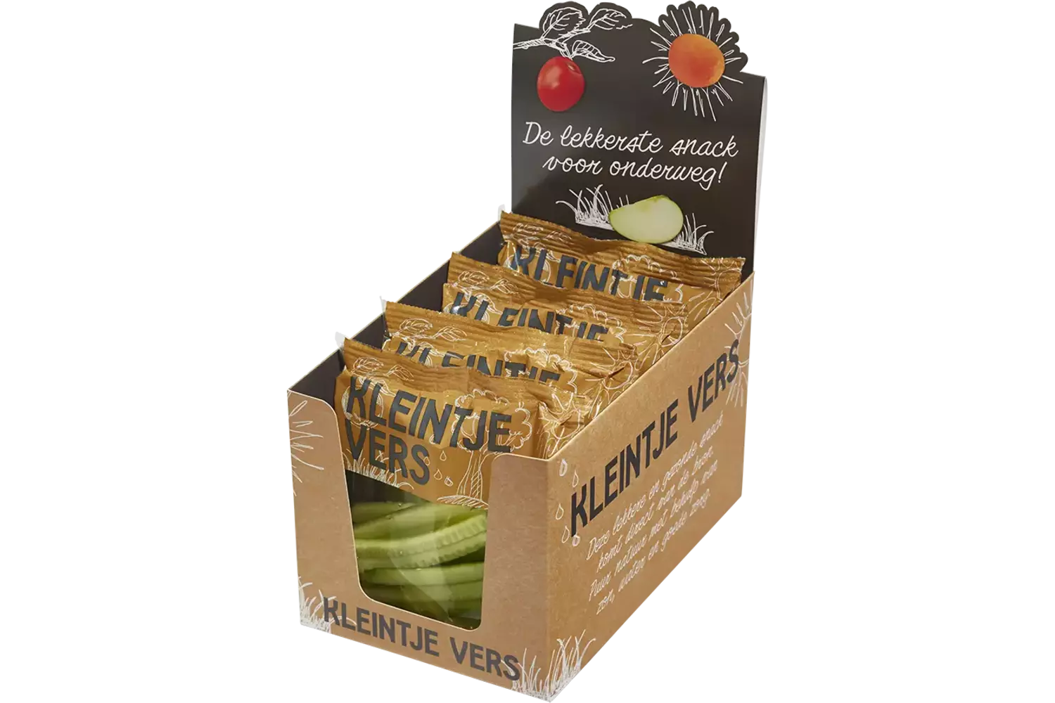 Komkommer mini snackgroente 5x120gr stuk