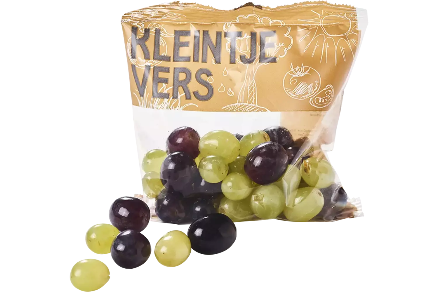 Druivenmix snackfruit 5x120gr stuk