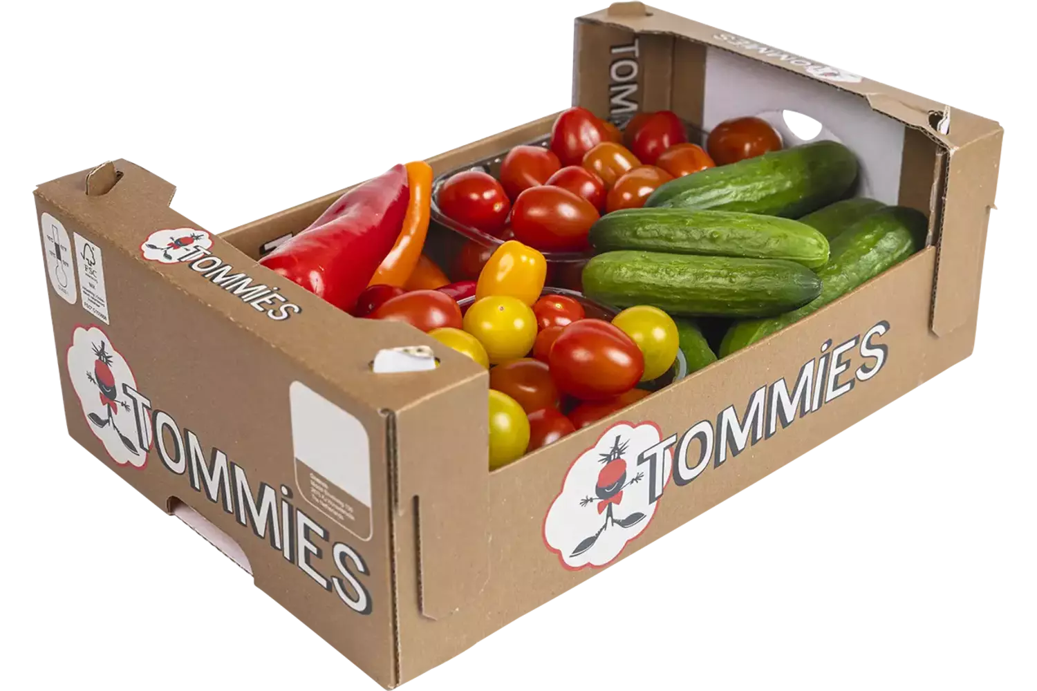 Snackgroenten vergaderdoosje 1,4kg stuk