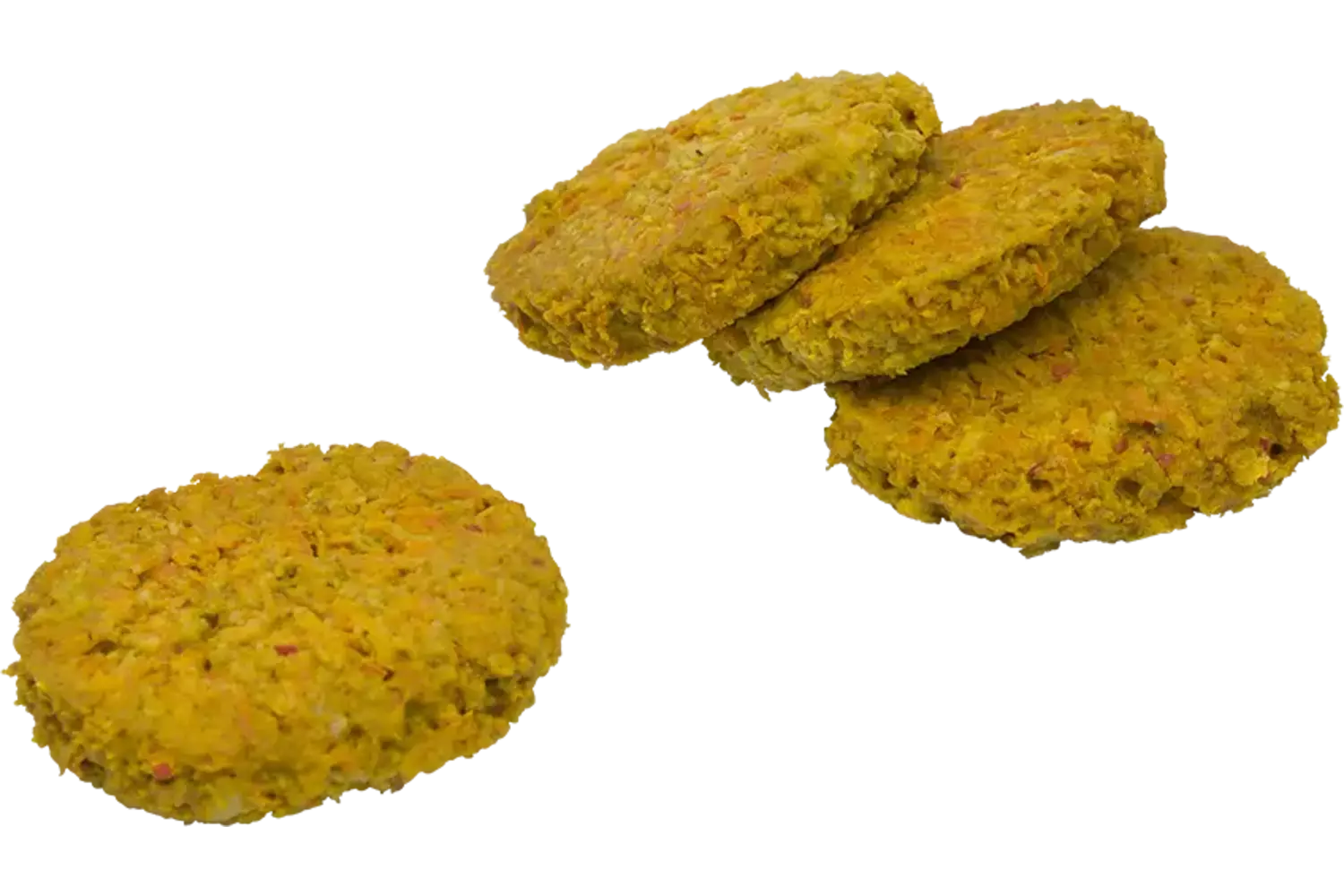 Wortel-pompoen burger 90gr bak 12st