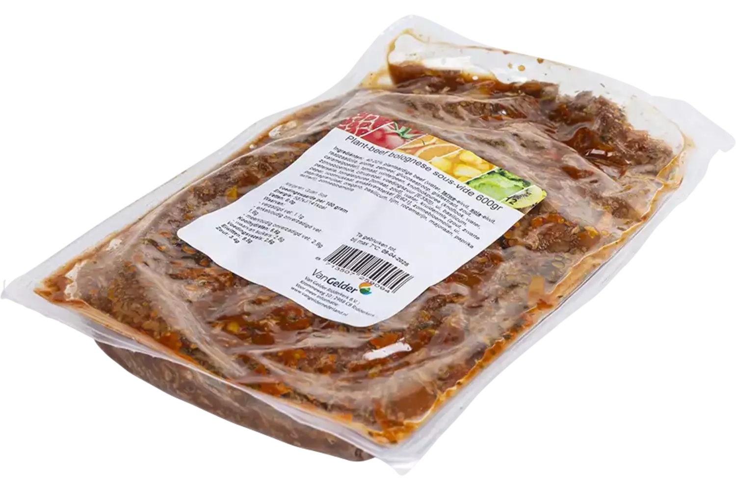 Plant beef bolognese sous-vide 600gr stuk