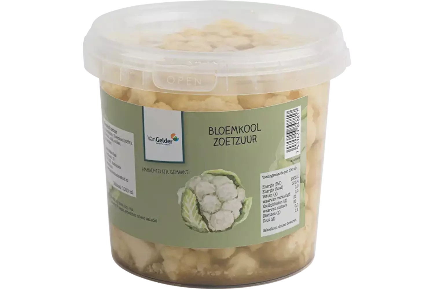Bloemkool zoetzuur 1kg stuk