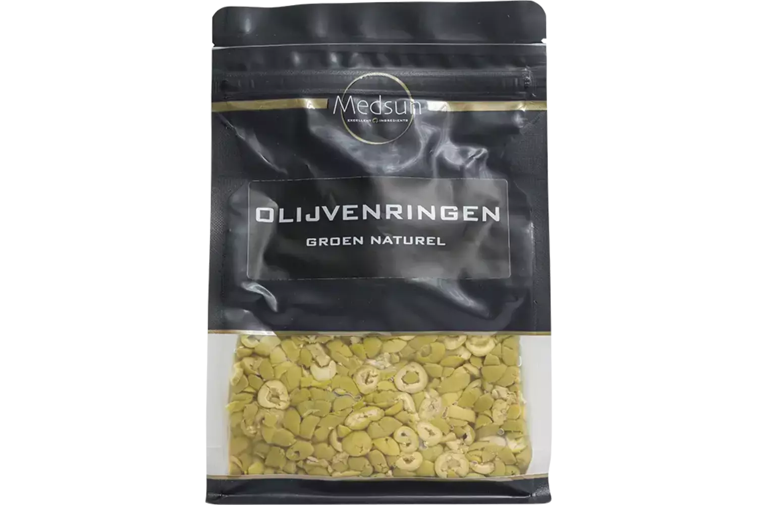 Groene olijven ring gesneden 1kg stuk