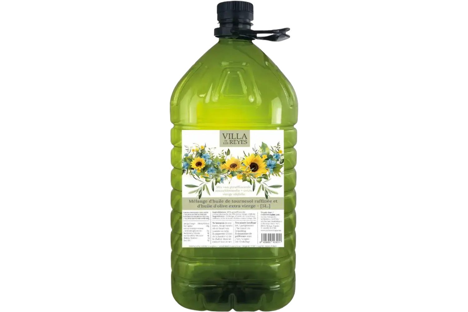 Zonnebloem- en olijfolie 5ltr stuk