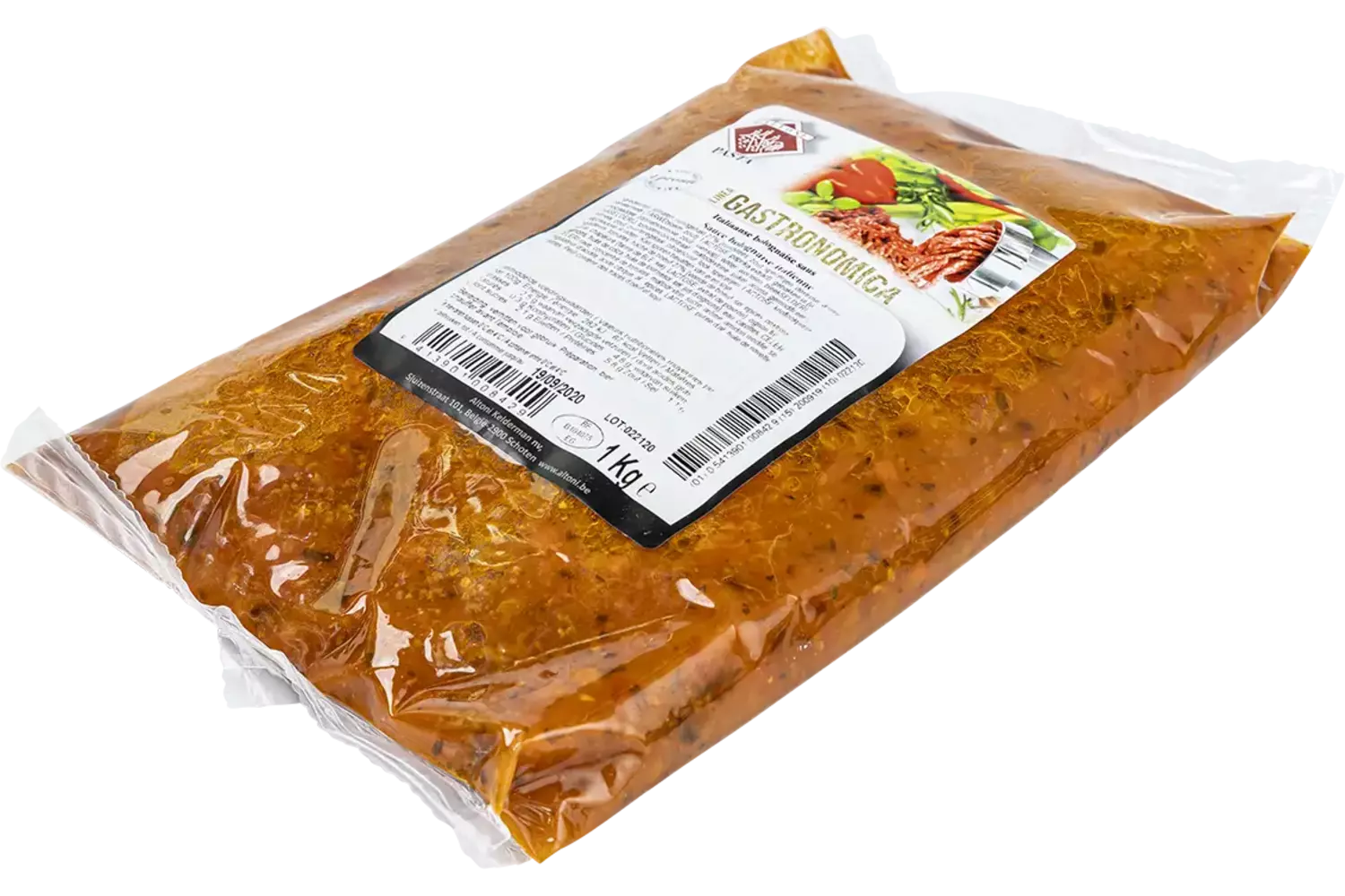 Bolognaisesaus Italiaans zak 1kg per stuk