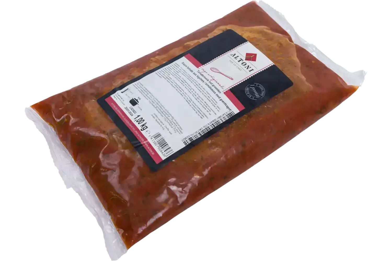 Tomatensaus met groenten 1 kg stuk