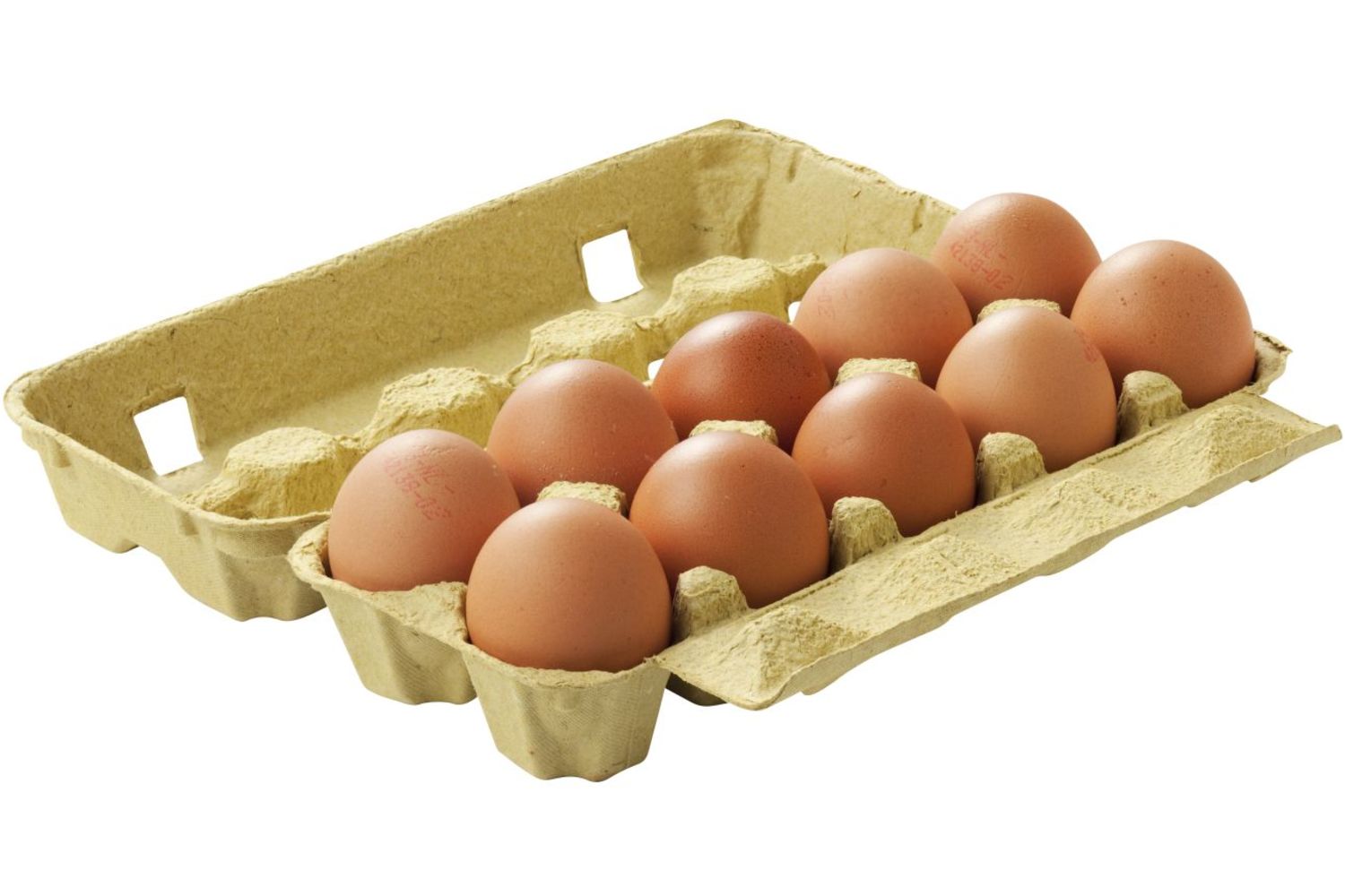Scharrel eieren doos 10 stuks 1