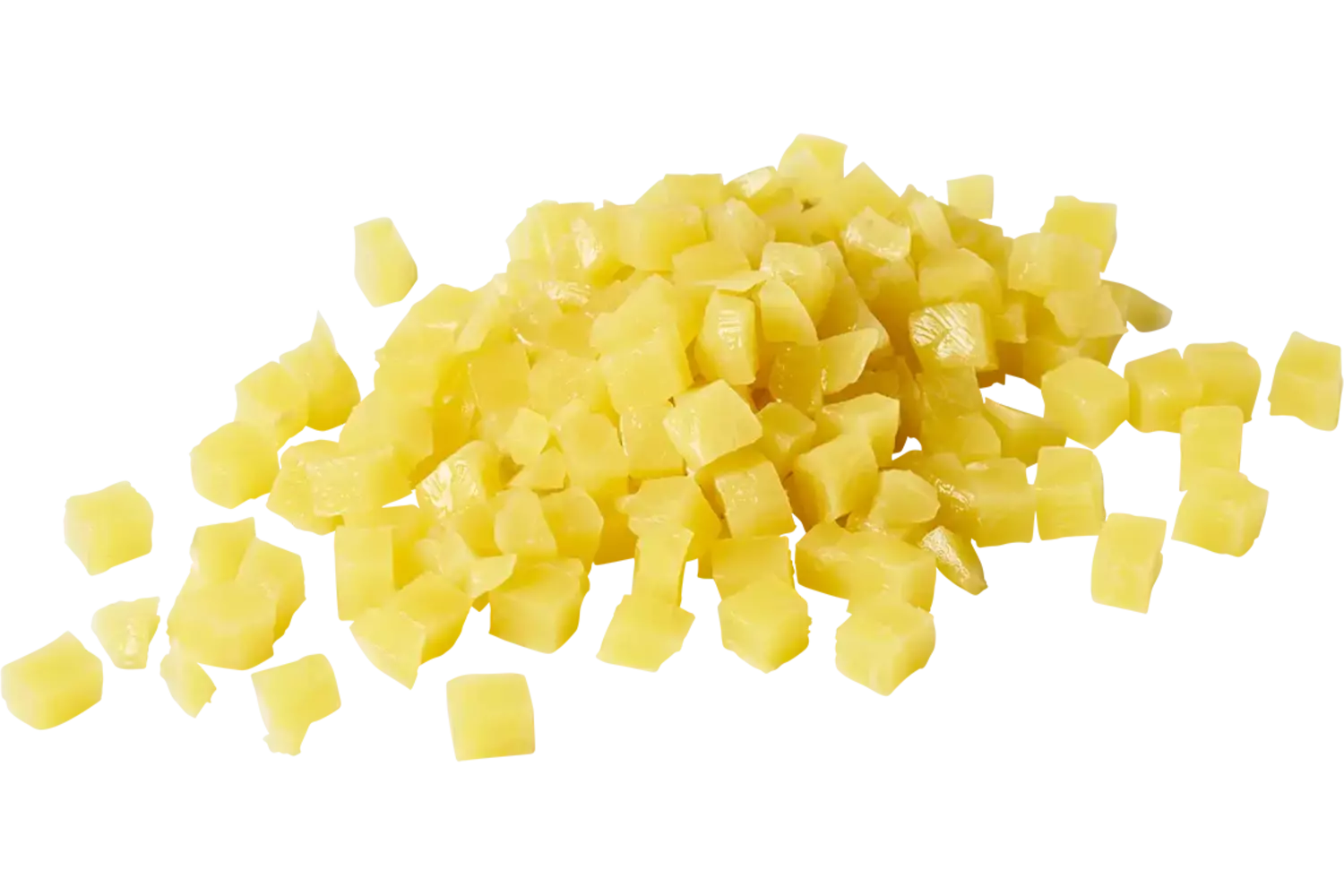 Gele biet sous-vide brunoise 10mm 800gr stuk