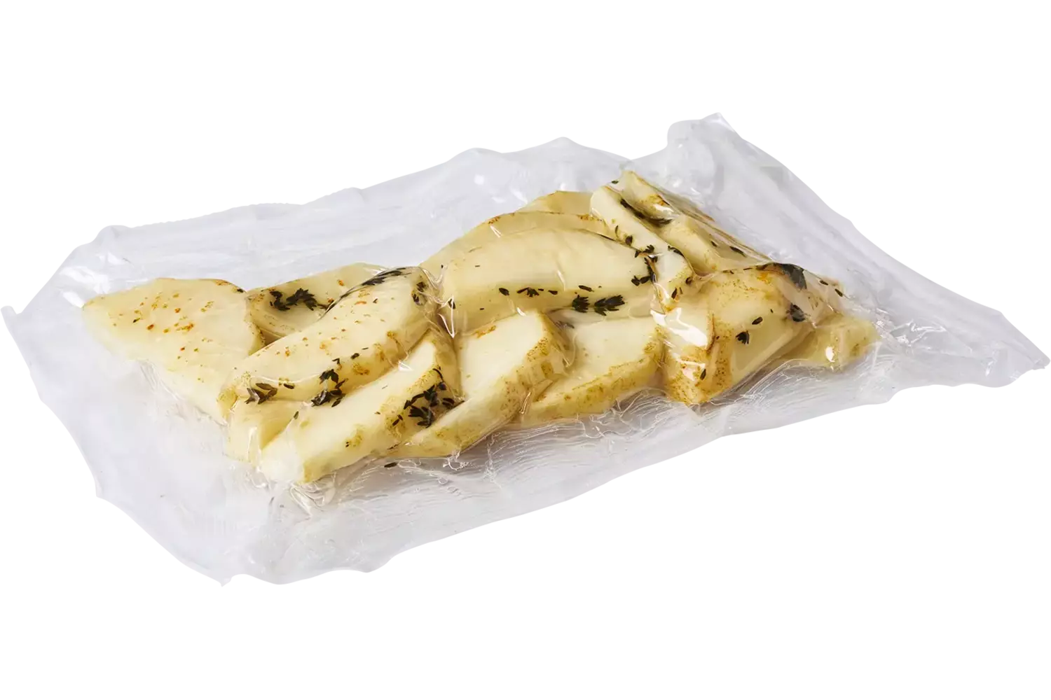 Knolselderij schijf sous-vide 800gr stuk
