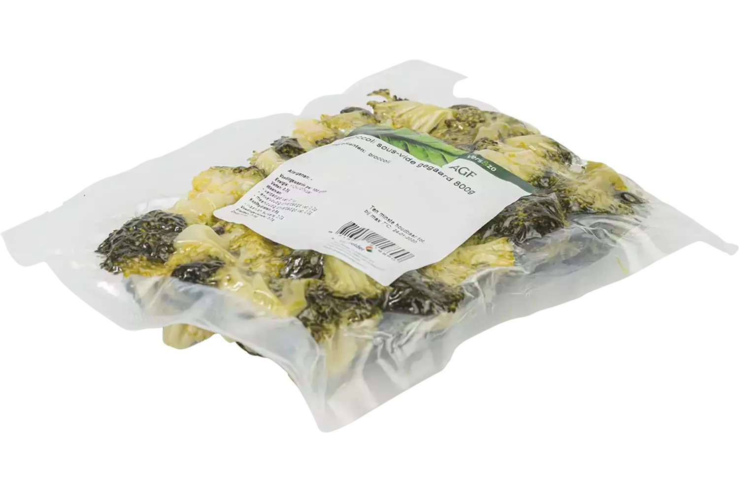 Broccoli sous-vide gegaard zak 800gr stuk