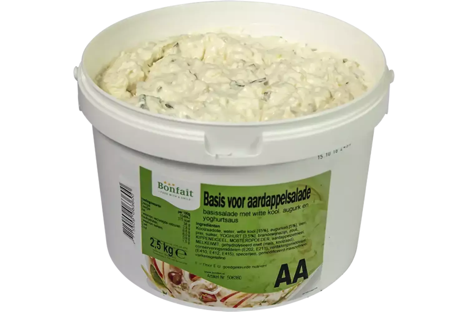 Griekse aardappelsalade tray 5x200gr kist 2 trays