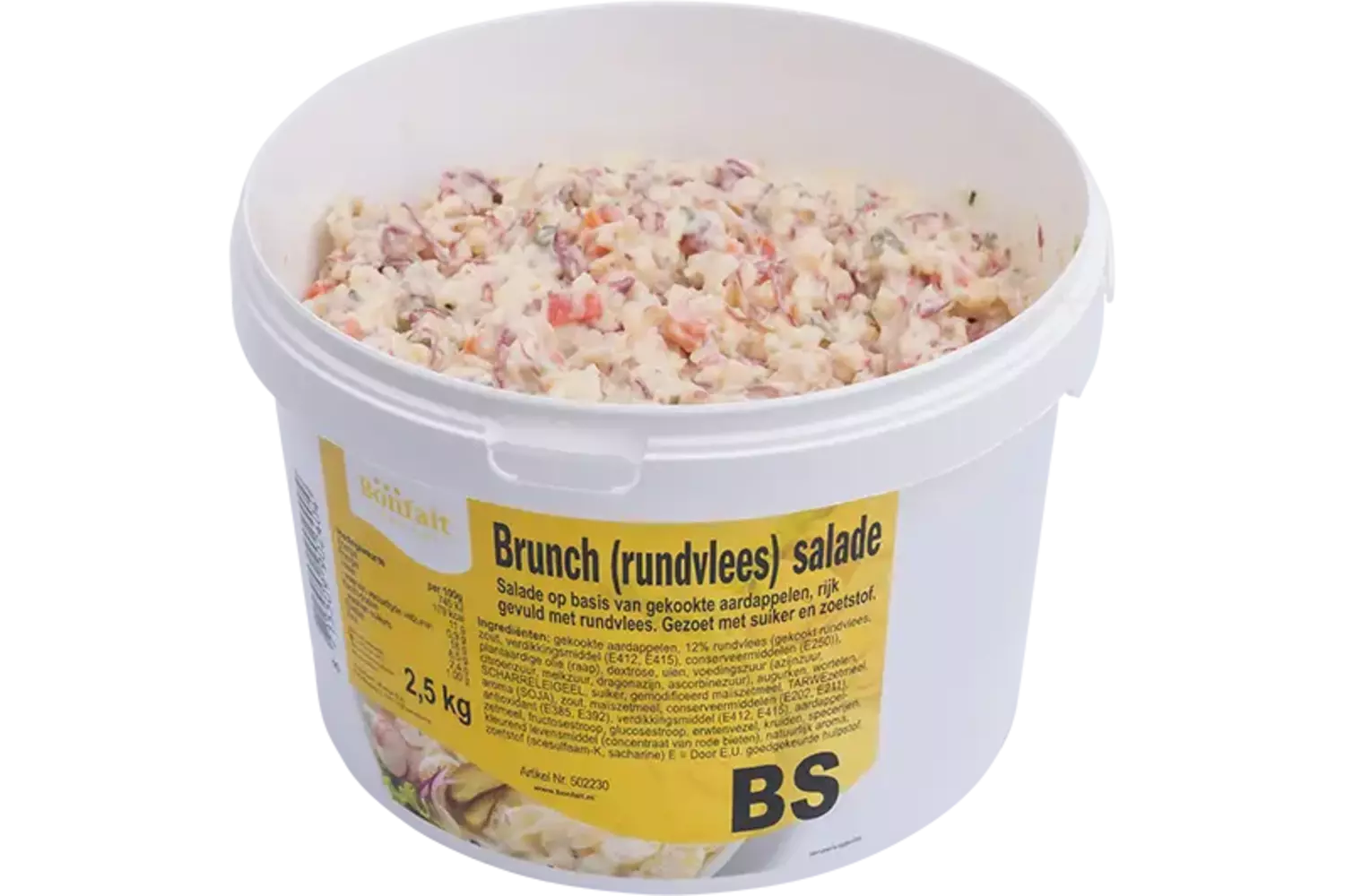 Brunch (Rundvlees) Salade emmer 2,5kg stuk
