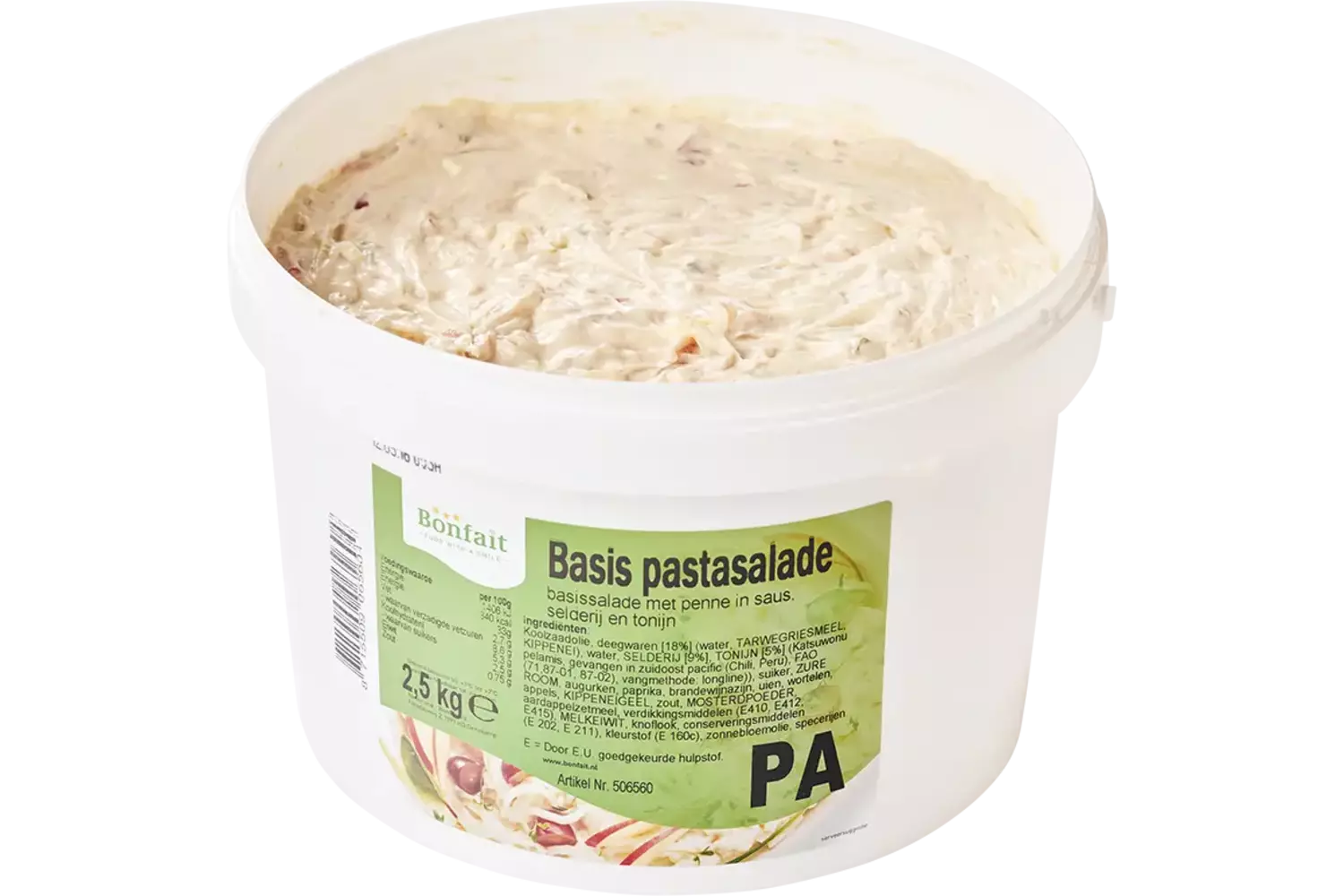 Basis Pastasalade emmer 2,5kg stuk