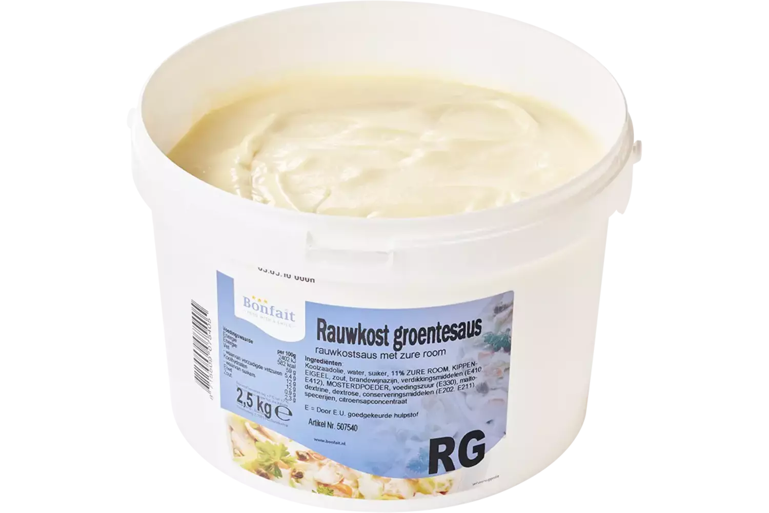 Rauwkost Groentesaus emmer 2,5kg stuk