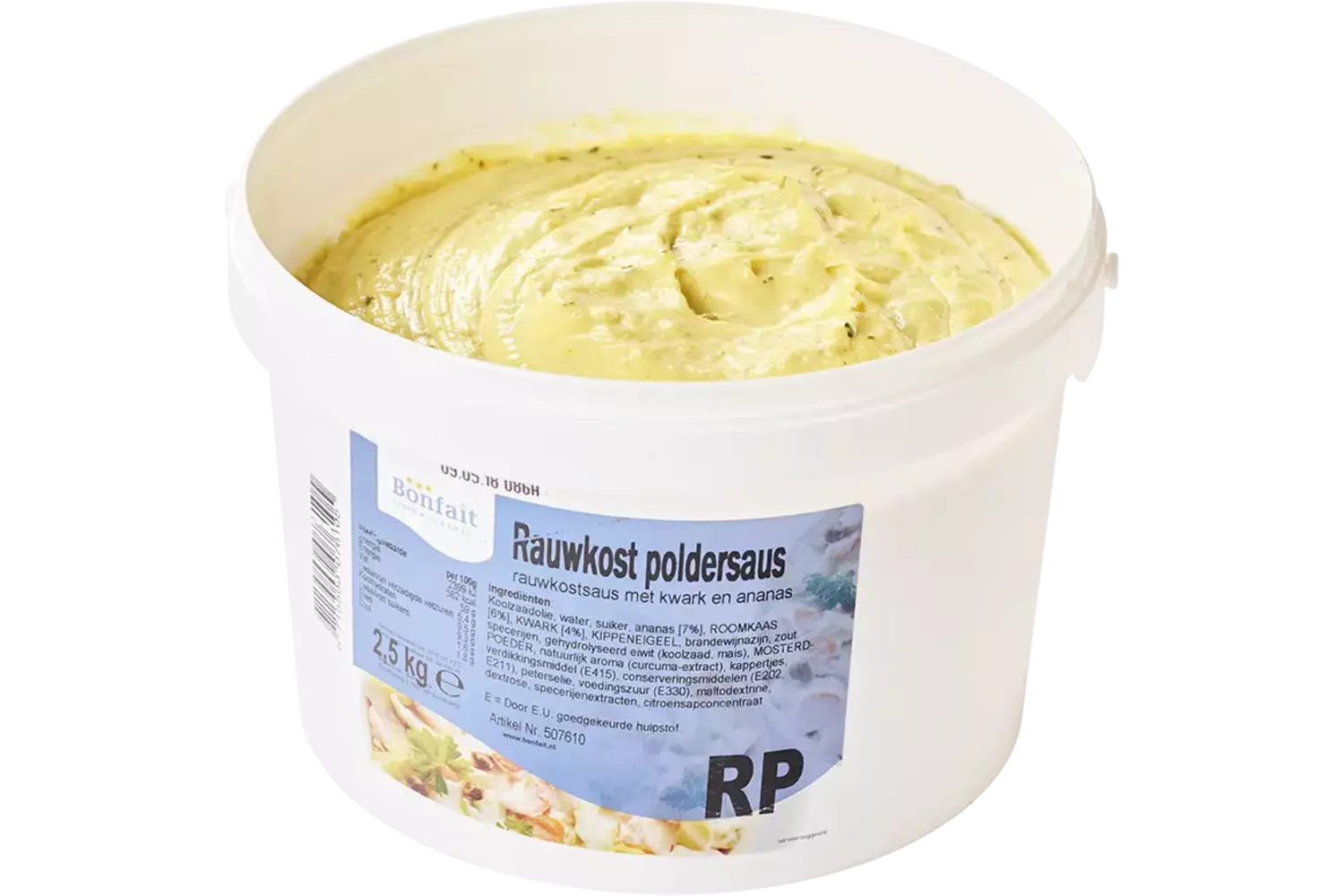 Rauwkost Poldersaus emmer 2,5kg stuk