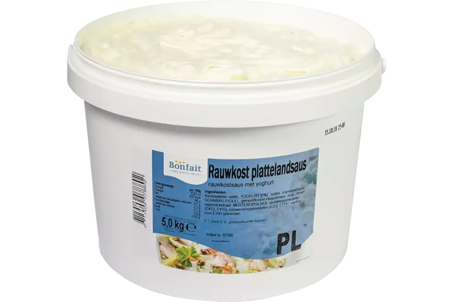 Rauwkost Plattelandsaus emmer 5kg stuk