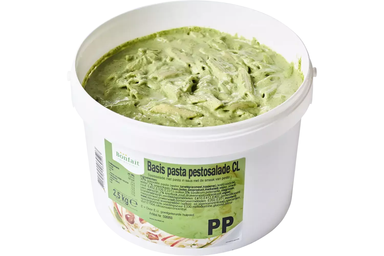 Basis pasta pestosalade emmer 2,5kg stuk