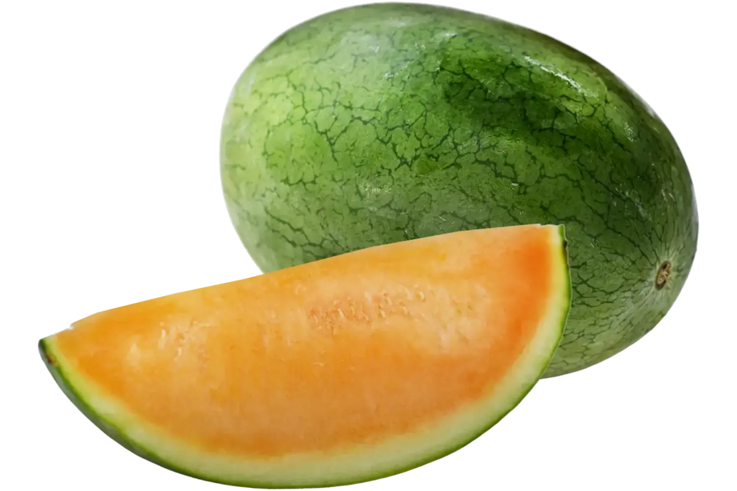Watermeloen oranje maat 7 stuk