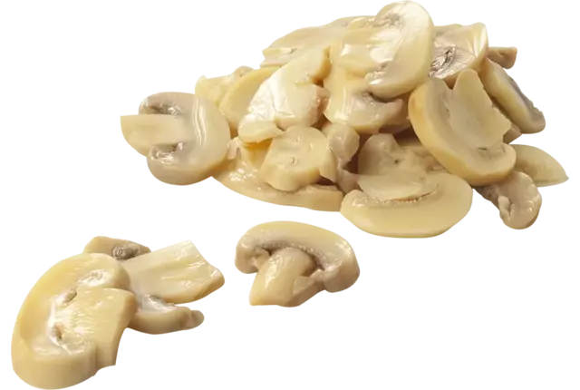 Champignons gesneden emmer 10kg stuk