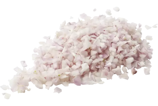 Sjalotten brunoise 5mm zak 500gr stuk