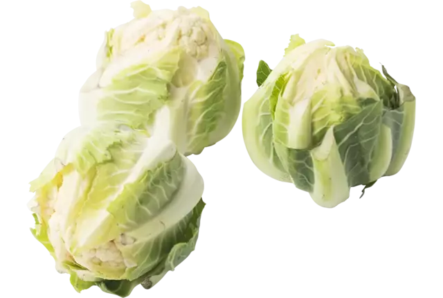 Mini cauliflower white 4 pcs piece