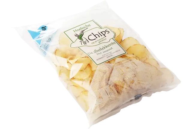 Hoeksche Chips Zeezout kist 10 stuks