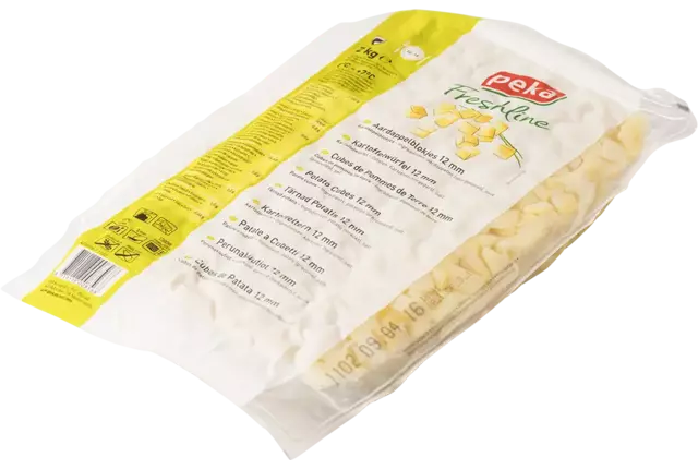 Pommes de terre en cubes 12mm 2kg caisse 6pc