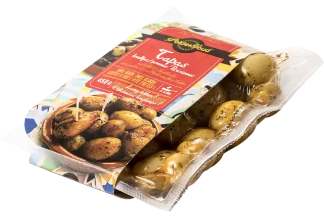 Pommes de terre Tapas sous-vide 450g caisse 12pc