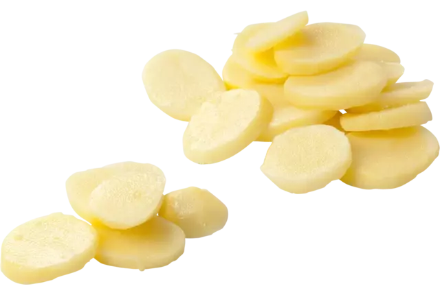 Potato slices 10mm bag 1kg crade 8 pieces