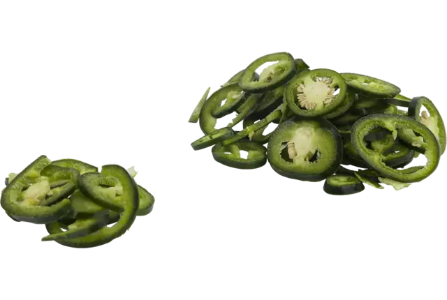 Jalapeno peper ringen 2mm zak 300gr