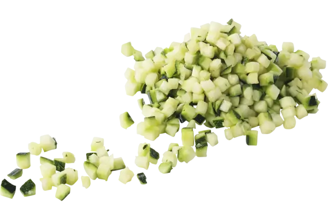 Courgette brunoise 10mm 1kg