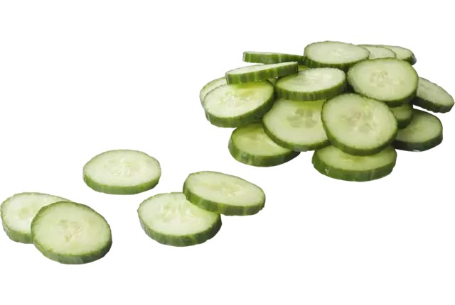 Komkommer schijf 4mm 1kg stuk
