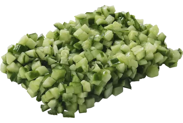 Komkommer brunoise 10mm 1kg