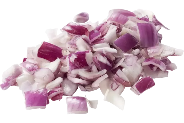Uien rode brunoise 20mm 1kg