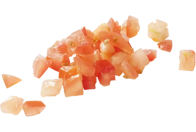 Tomaten brunoise 10mm bak 500gr stuk