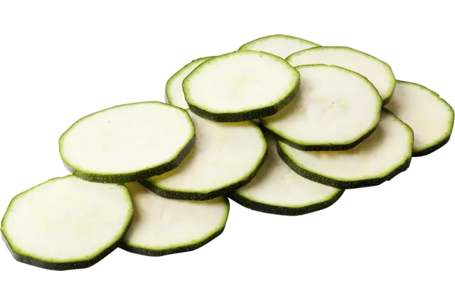 Rondelles de courgette 10mm 1kg pièce