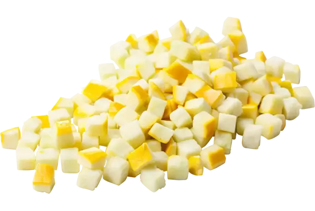 Courgette geel brunoise 10mm zak 1kg