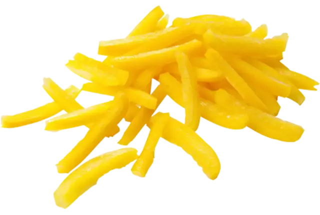 Paprika geel sticks bak 1kg stuk