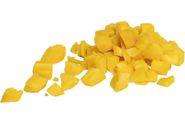 Carotte jaune brunoise 20mm 1kg caisse 8pc