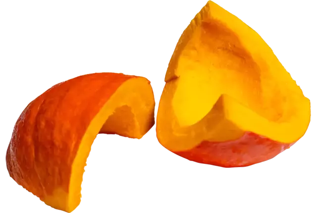 Pompoen parten met schil bulk