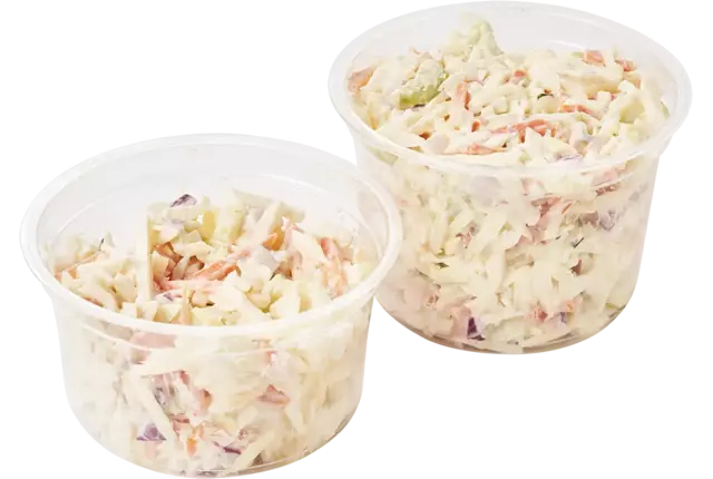 Bleekkaassalade tray 5x100gr