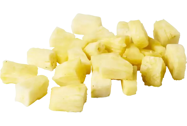 Ananas handgesneden 20mm. 2,5kg kist 2 stuks