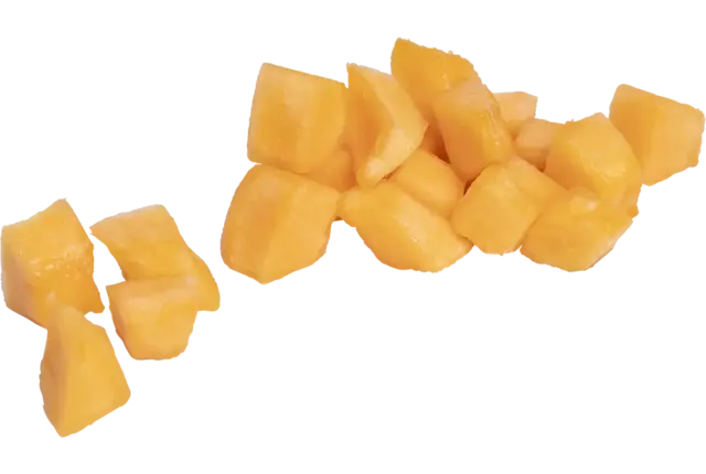 Meloen Cantaloupe handgesneden 20mm 2,5k kist 2 stuks