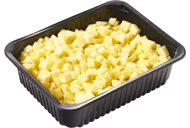 Fijne mango blokjes 10mm bak 1kg stuk
