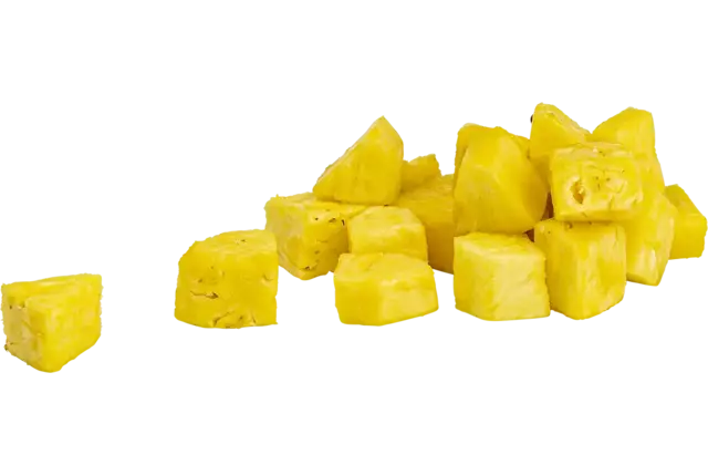 Ananas blokjes bak 1,5kg stuk