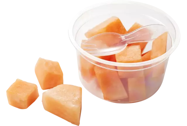 Meloen canteloupe gesneden tray 9x100gr
