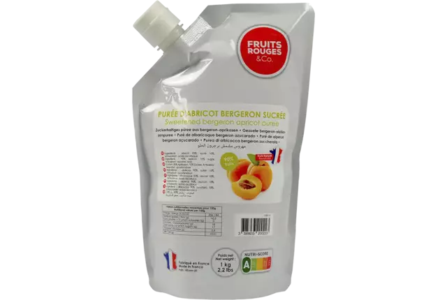 Purée de fruits abricot 1kg pièce
