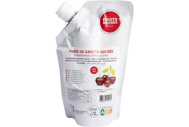 Fruitpuree morel kersen 1kg stuk