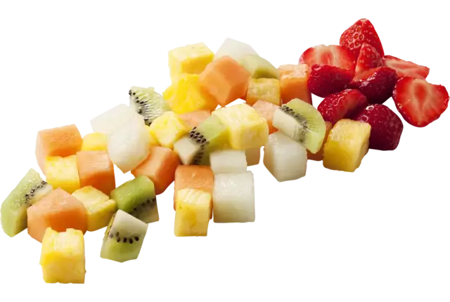 Fruitsalade Luxe fijn 1kg kist 8 stuks